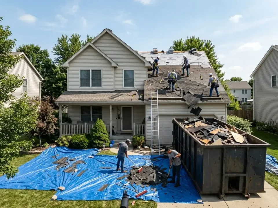 roof-replacement-debris-remova-004 — frequently asked questions, Cheapest Dumpster Rentals in Feather Sound, FL